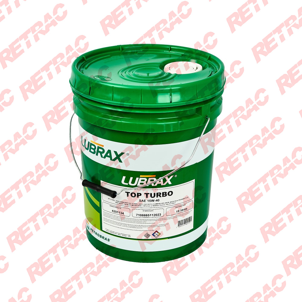 ACEITE MOTOR LUBRAX TOP TURBO 15W40 MINERAL 19 LITROS